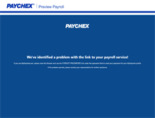 Tablet Screenshot of phssso.paychex.com