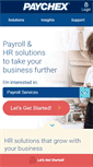 Mobile Screenshot of paychex.com